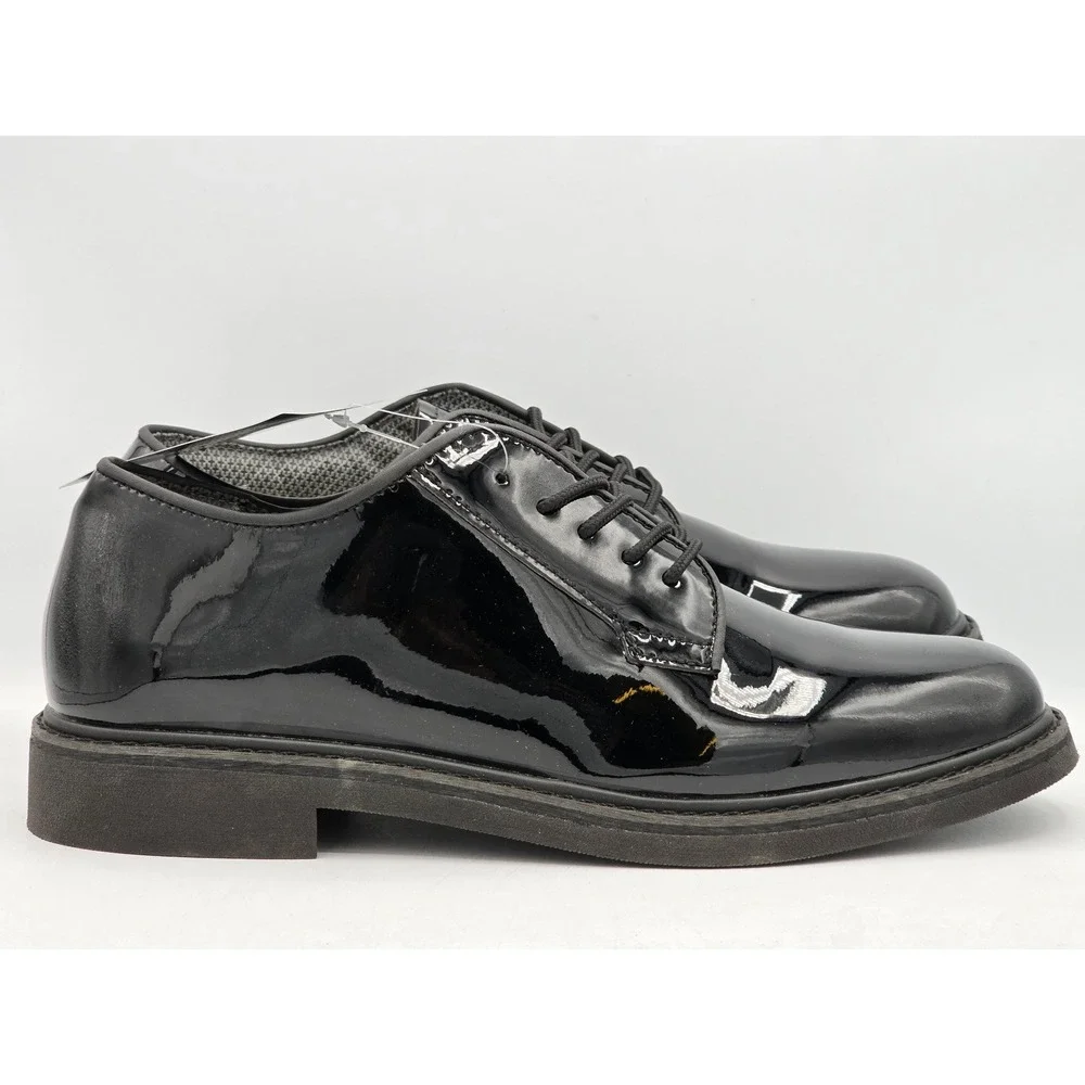 Propper Patrol Oxford Shoes Mens 11.5 Black Patent Leather Uniform F4517 -New